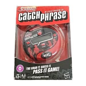 Hasbro Scrabble Catch Phrase Electronic Game Handheld Complete‎ CIB Manual